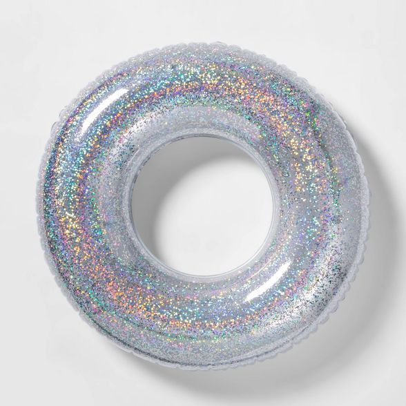 Glitter Swim Tube Silver - Sun Squad™ | Target