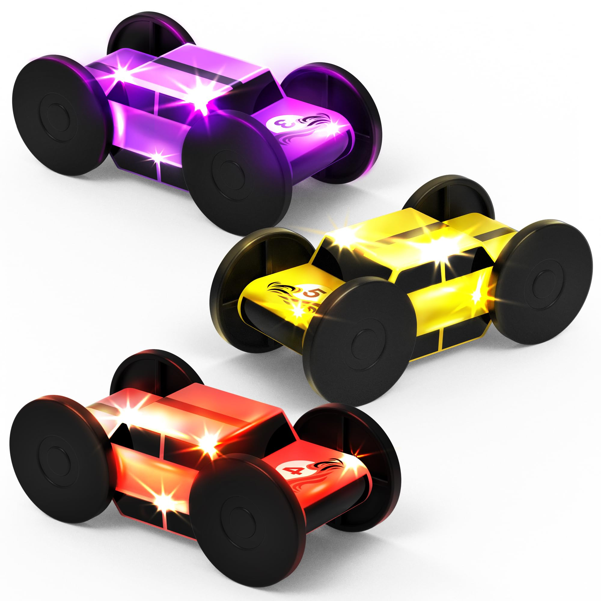 Tub Works® Splash Wheels™ Race Car Light Up Bath Toys, 3 Pack | Water-Activated Light Up Toys Flash & Change Color | Expansion Bath Cars for Bathtime Raceway Car Ramp | Fun Toddler & Kids Bath Toys | Amazon (US)