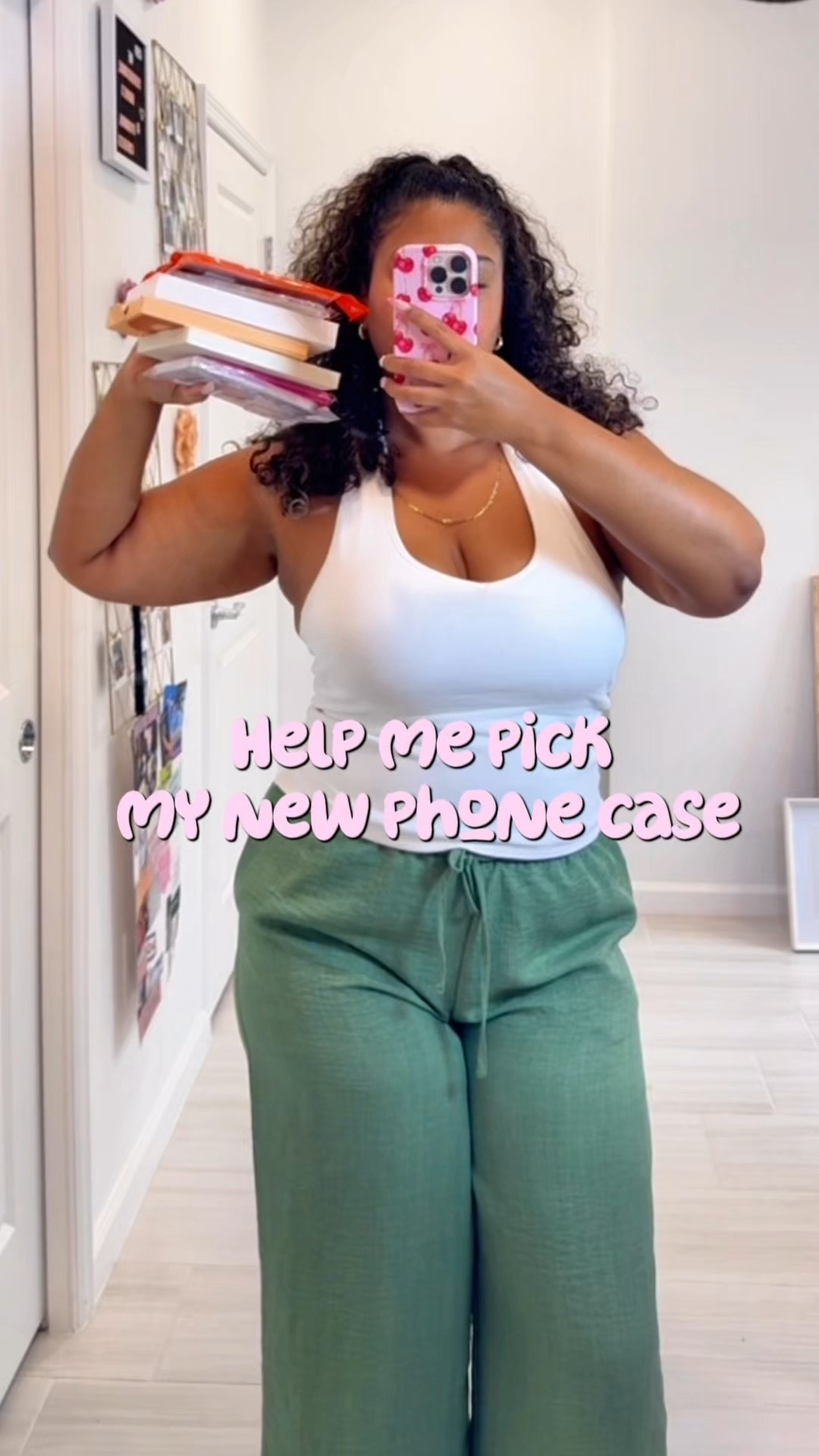 Picking a new phone case! 