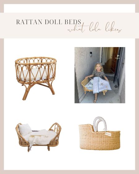 The girls love this rattan bed for those dolls. It’s sold out, but here are a few others!

#LTKhome #LTKFind #LTKkids