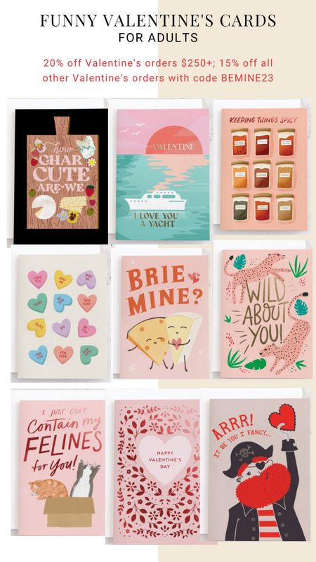 Funny Valentine’s Day cards for adults.

Valentine’s Day cards
Valentine’s Day 

#LTKunder50 #LTKFind #LTKSeasonal