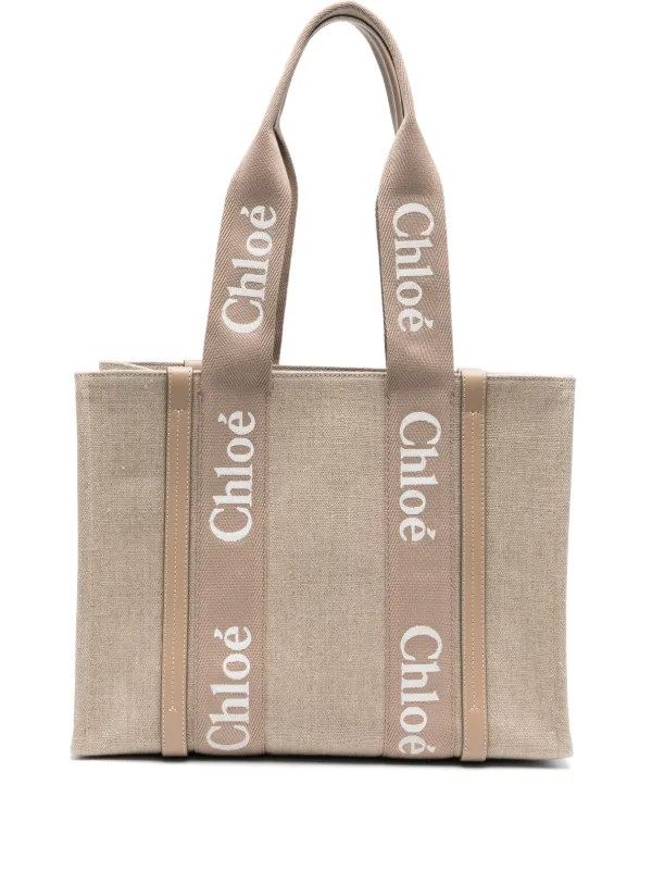 Chloé Medium Woody Tote Bag | Neutrals | FARFETCH | Farfetch Global