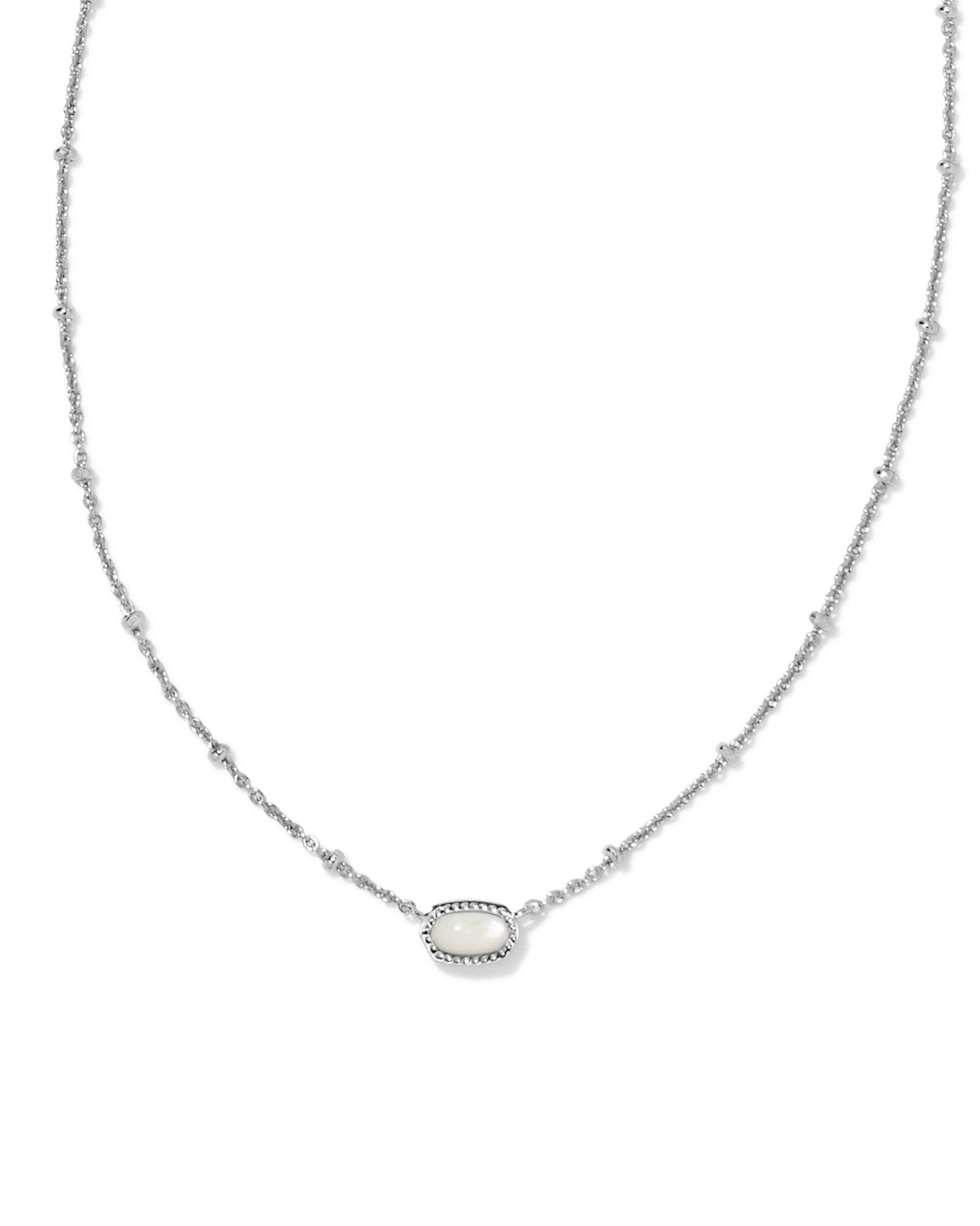 Holland Gold Heart Short Pendant Necklace in White Crystal | Kendra Scott | Kendra Scott