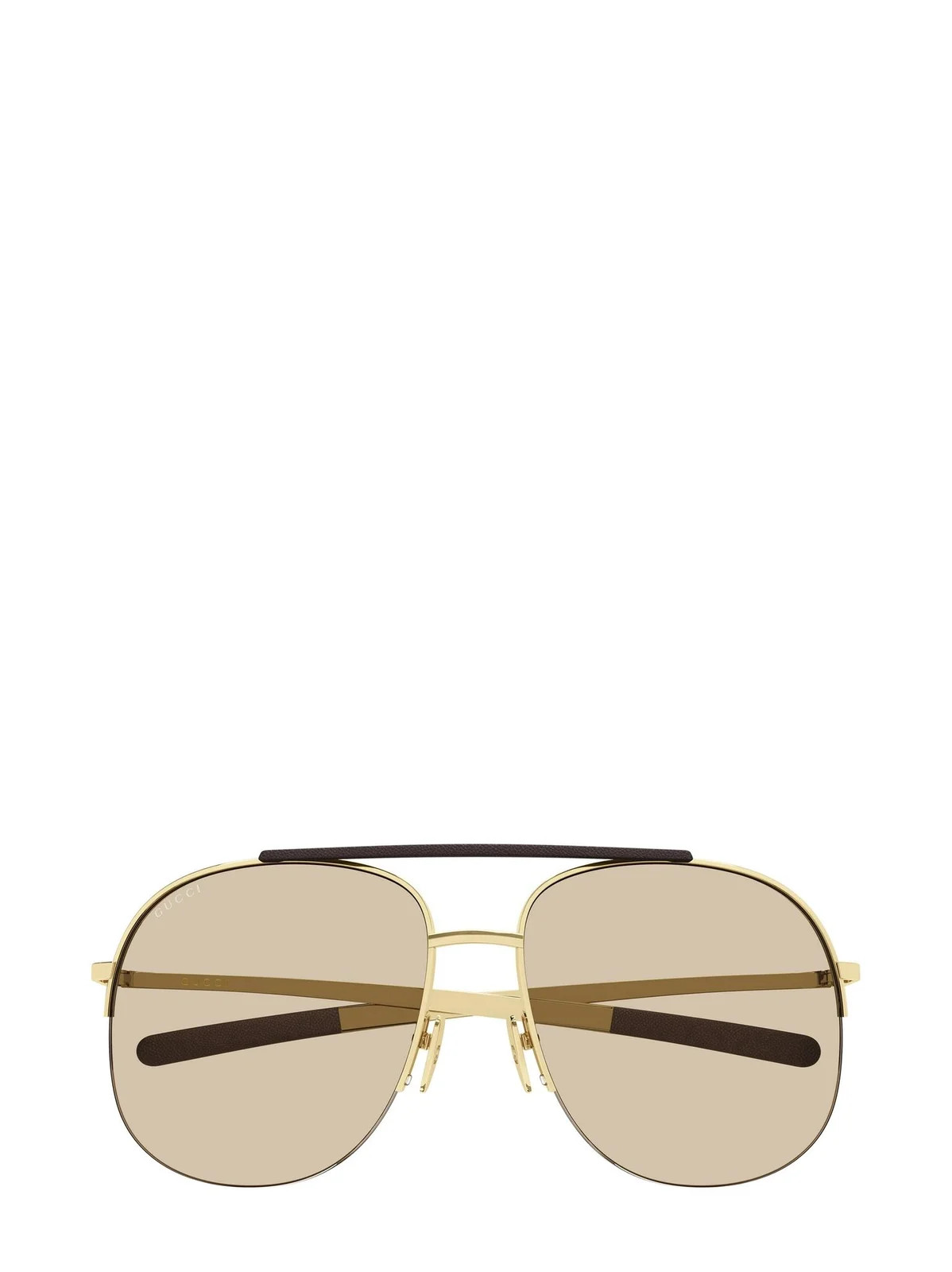 Gucci Eyewear Navigator Frame Sunglasses | Cettire Global