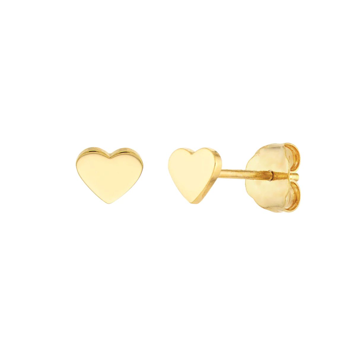 Heart Shaped Stud Earrings | Happy Jewelers