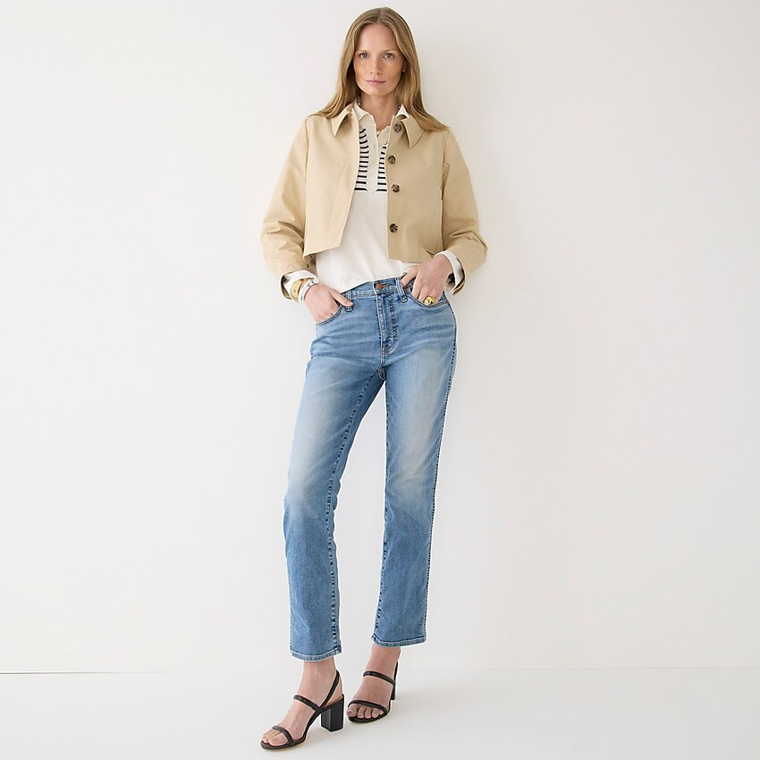 Petite 9" vintage straight jean in Gardena wash | J. Crew US