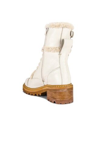 See By Chloe Mallory Boot in Ivory & Shearling Ivory from Revolve.com | Revolve Clothing (Global)