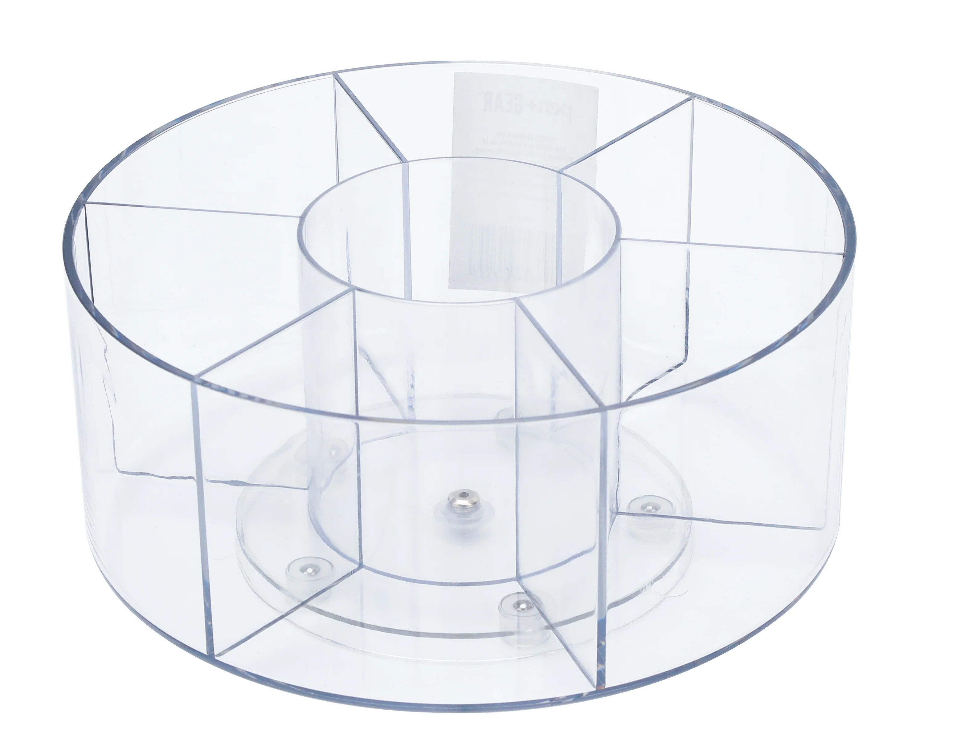 Pen+Gear Desktop Organizers Clear Carousel Storage Tray-360 Degree Rotating - Walmart.com | Walmart (US)