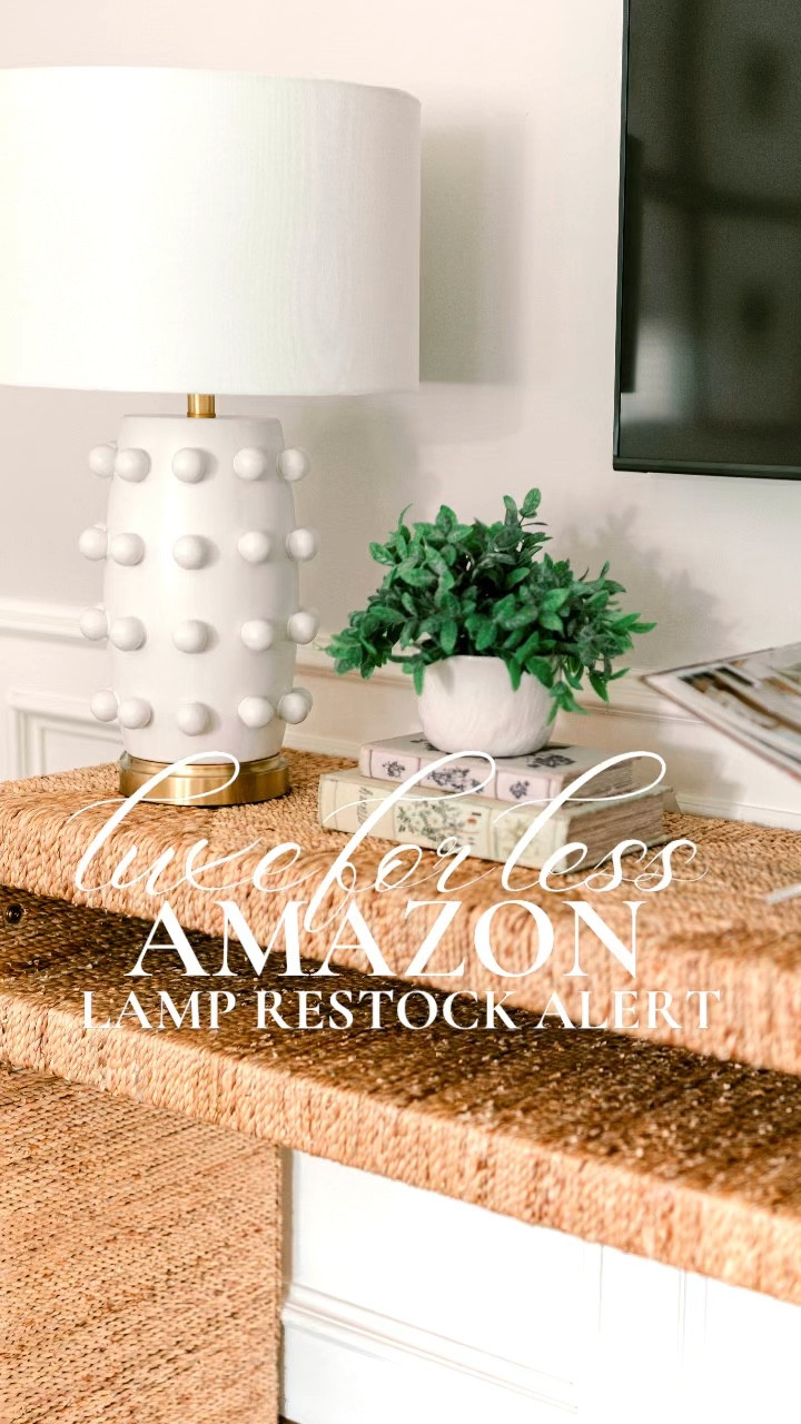 Luxe for less lamp restocked!! Amazon lamp Amazon home 

#LTKFindsUnder100 #LTKSaleAlert #LTKHome