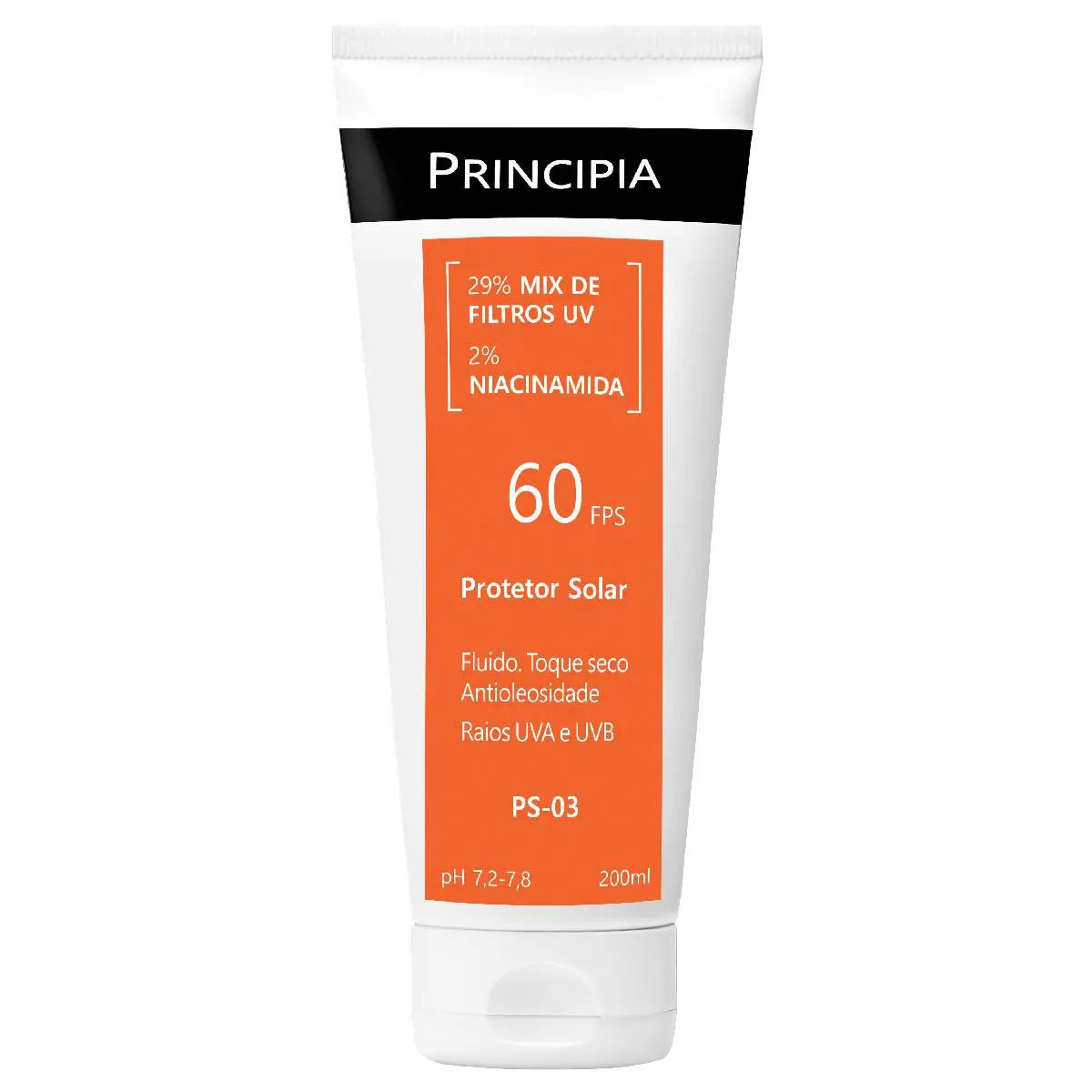 Protetor Solar Principia Skincare Ps-03 2% Niacinamida Fps 60 200Ml | DrogaRaia (BR)