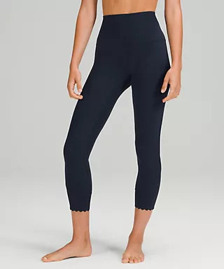 lululemon Align™ Scalloped Hem High-Rise Crop 23" | Women's Capris | lululemon | Lululemon (US)