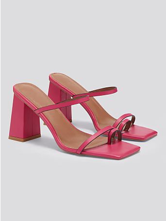 Nayo Block Heel Thong Sandals (Medium Width) - Gabrielle Union x FTF - Fashion To Figure | Fashion To Figure