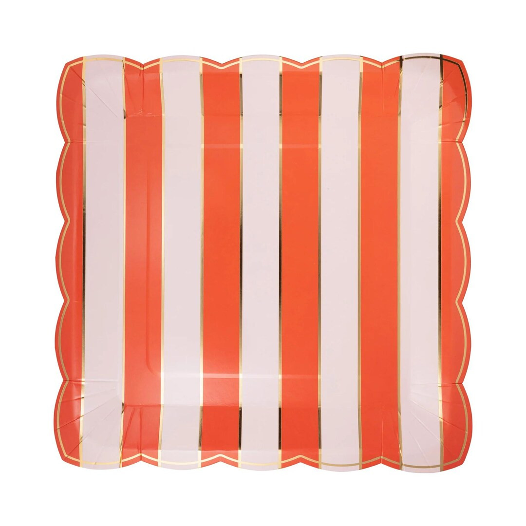 Pink and Red Valentines Paper Plate, 8ct Valentine Plates, Galentines, Valentines Party Supplies,... | Etsy (US)