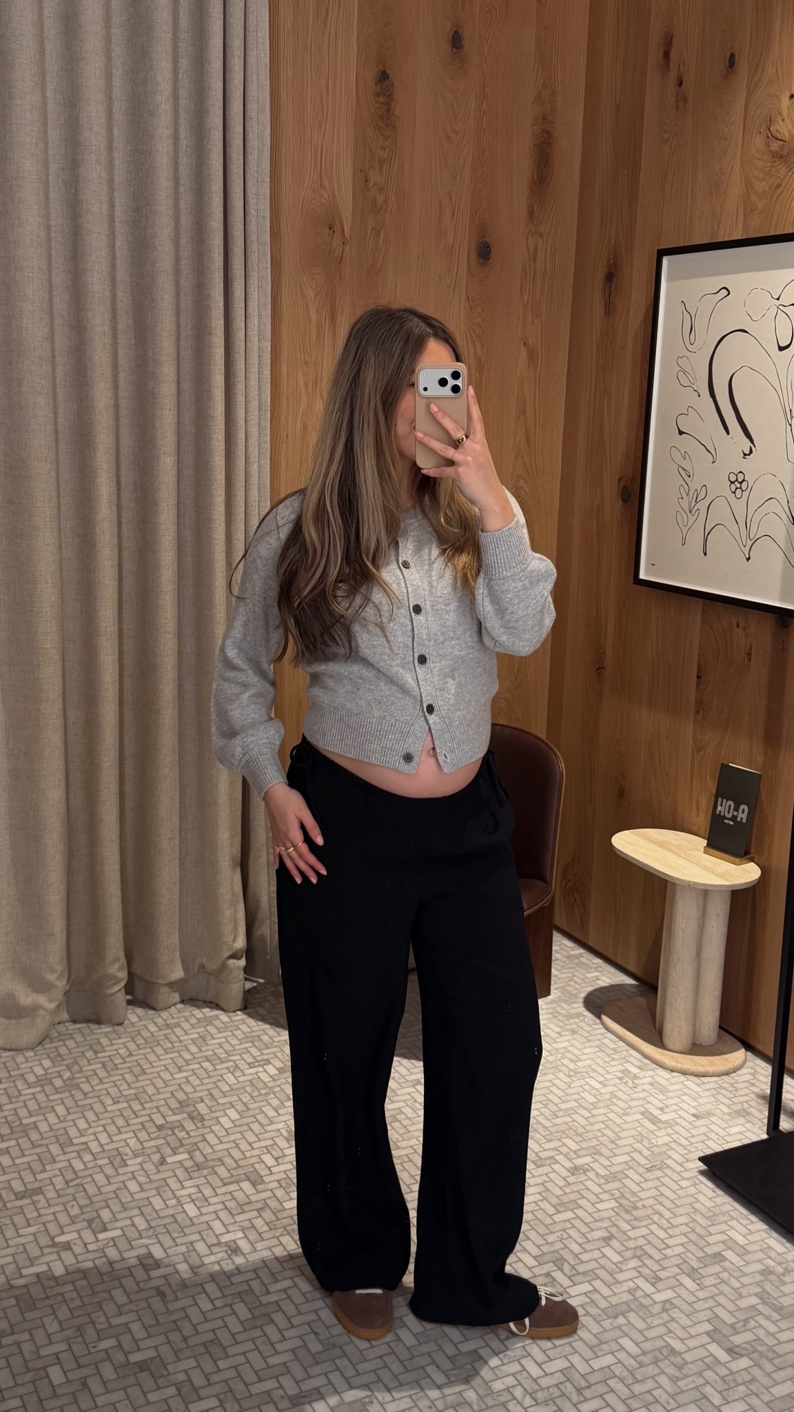 Wearing size small in the cardigan & pants 

#LTKmaternity #LTKcanada #LTKstyletip