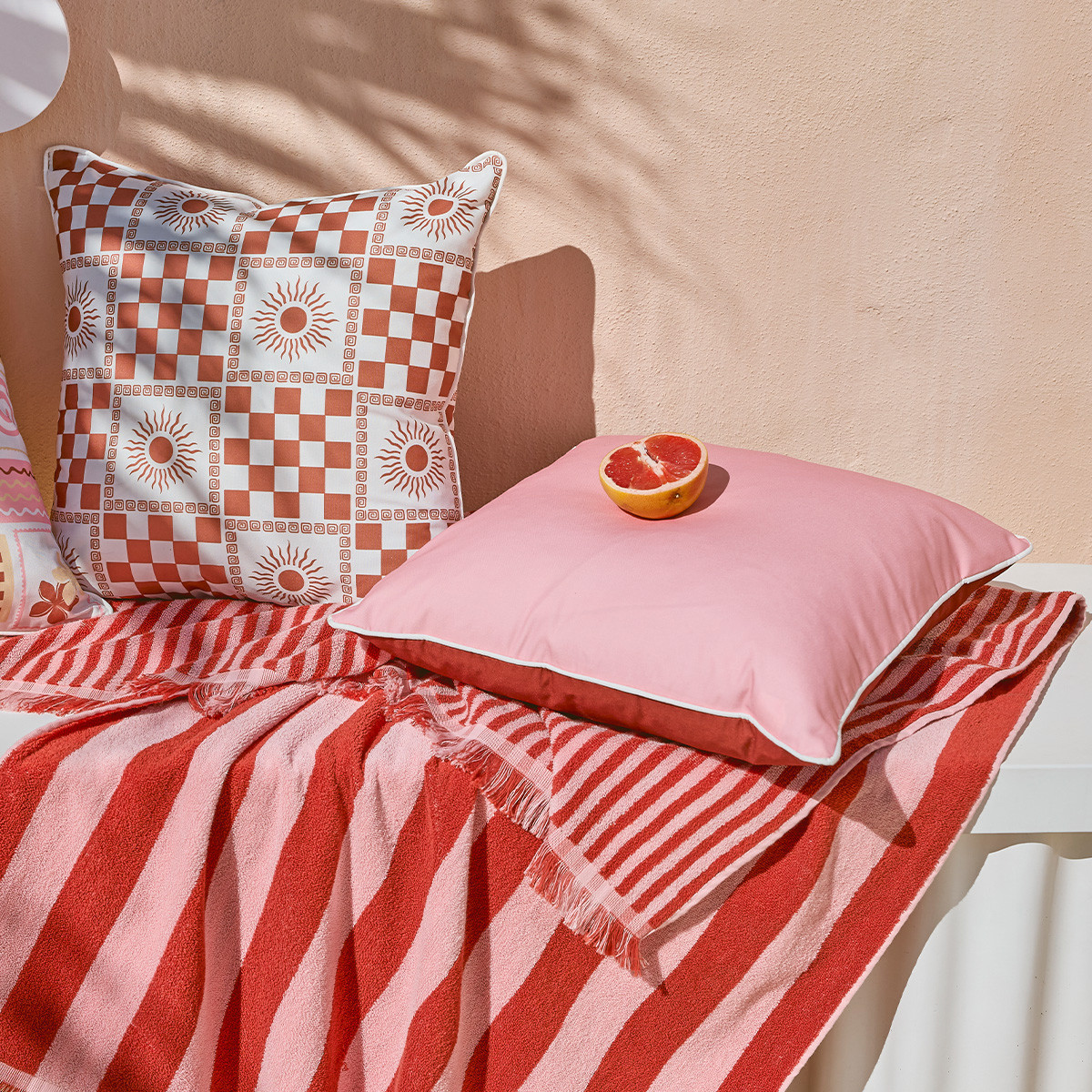 Nura Reversible Outdoor Cushion [SUNLNURAR25] | Pillow Talk AU