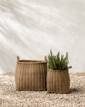 Lightwash Handled Planter Basket | McGee & Co. (US)