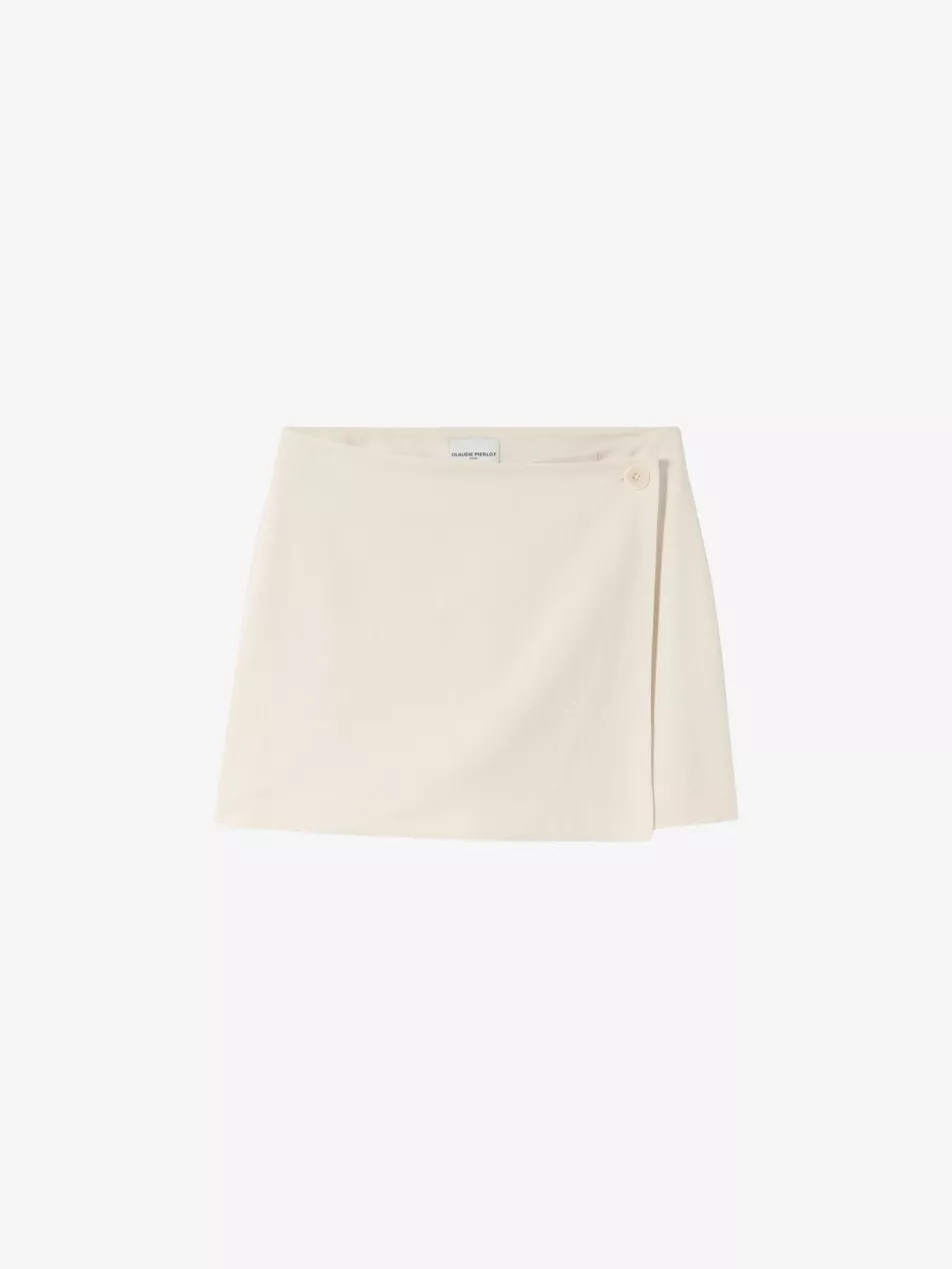 Straight-cut flared stretch-woven skort | Selfridges