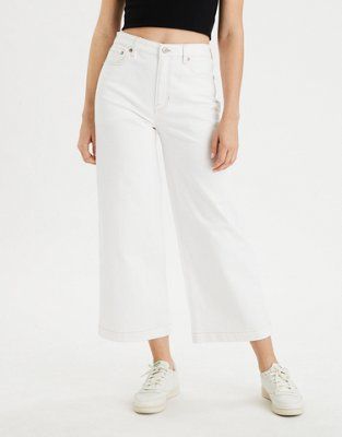 AE Wide Leg Crop Jean | American Eagle Outfitters (US & CA)