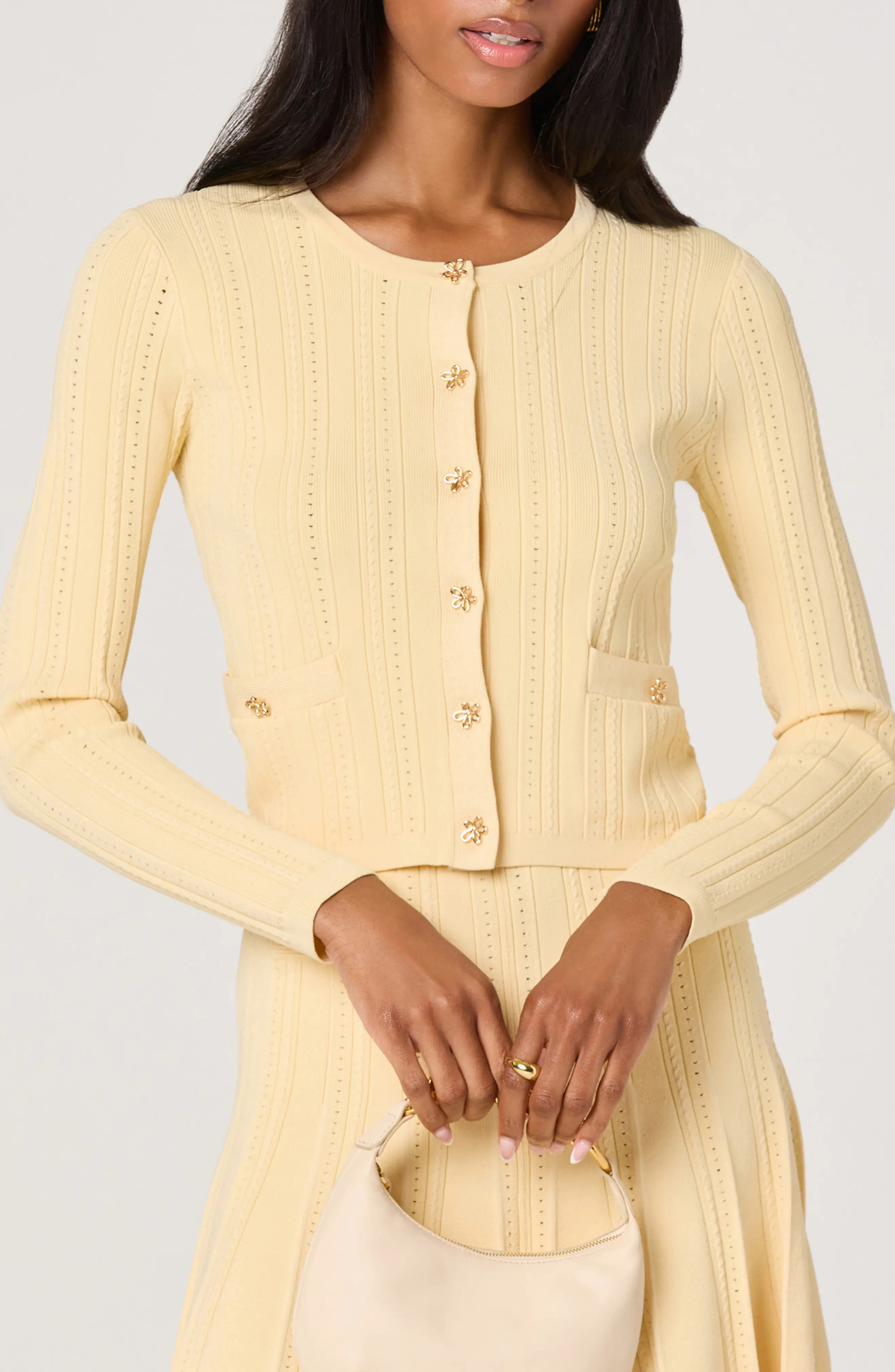 Myrtle Pointelle Knit Cardigan (Women) | Nordstromrack | Nordstrom Rack