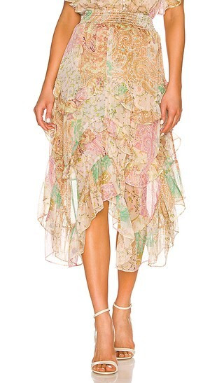 x REVOLVE Demeter Skirt in Printemps Patchwork | Revolve Clothing (Global)