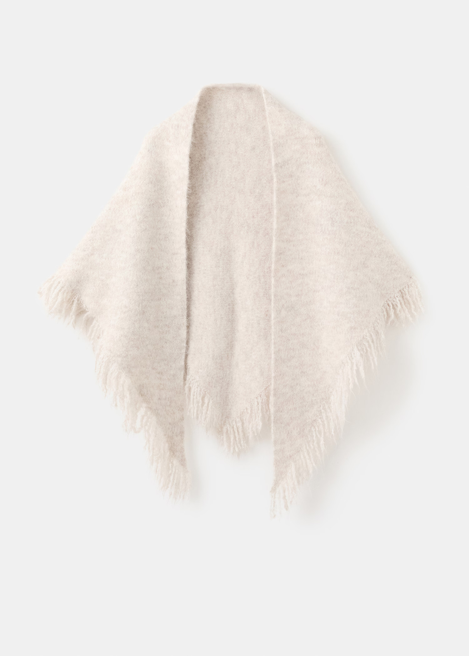 Shawl with fringed edges | Mango (US/MX/AU)