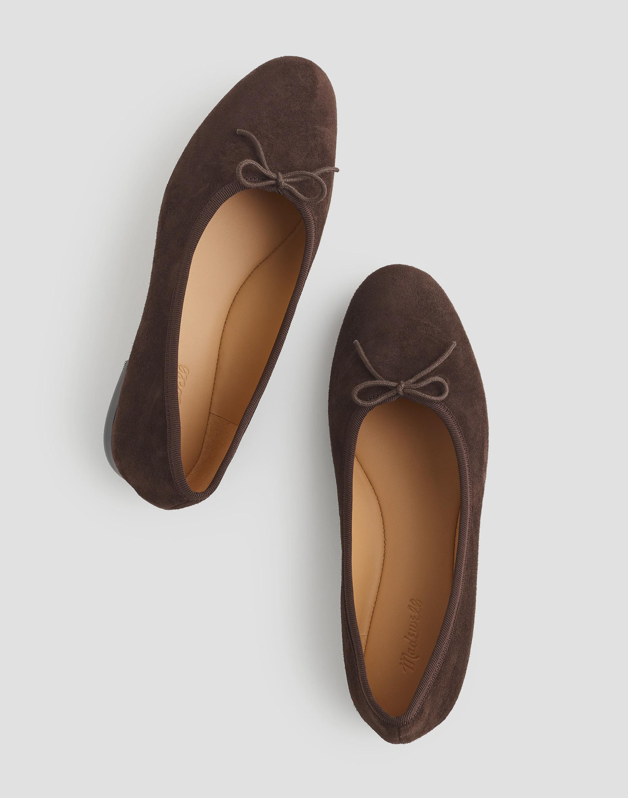 The April Ballet Flat in Suede | Madewell