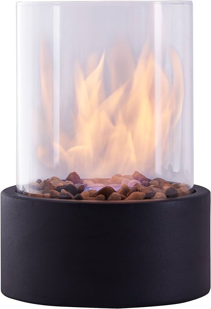 Danya B. Indoor and Outdoor Portable Tabletop Fire Pit – Vent-Less can be Used Indoor or Outdoo... | Amazon (US)