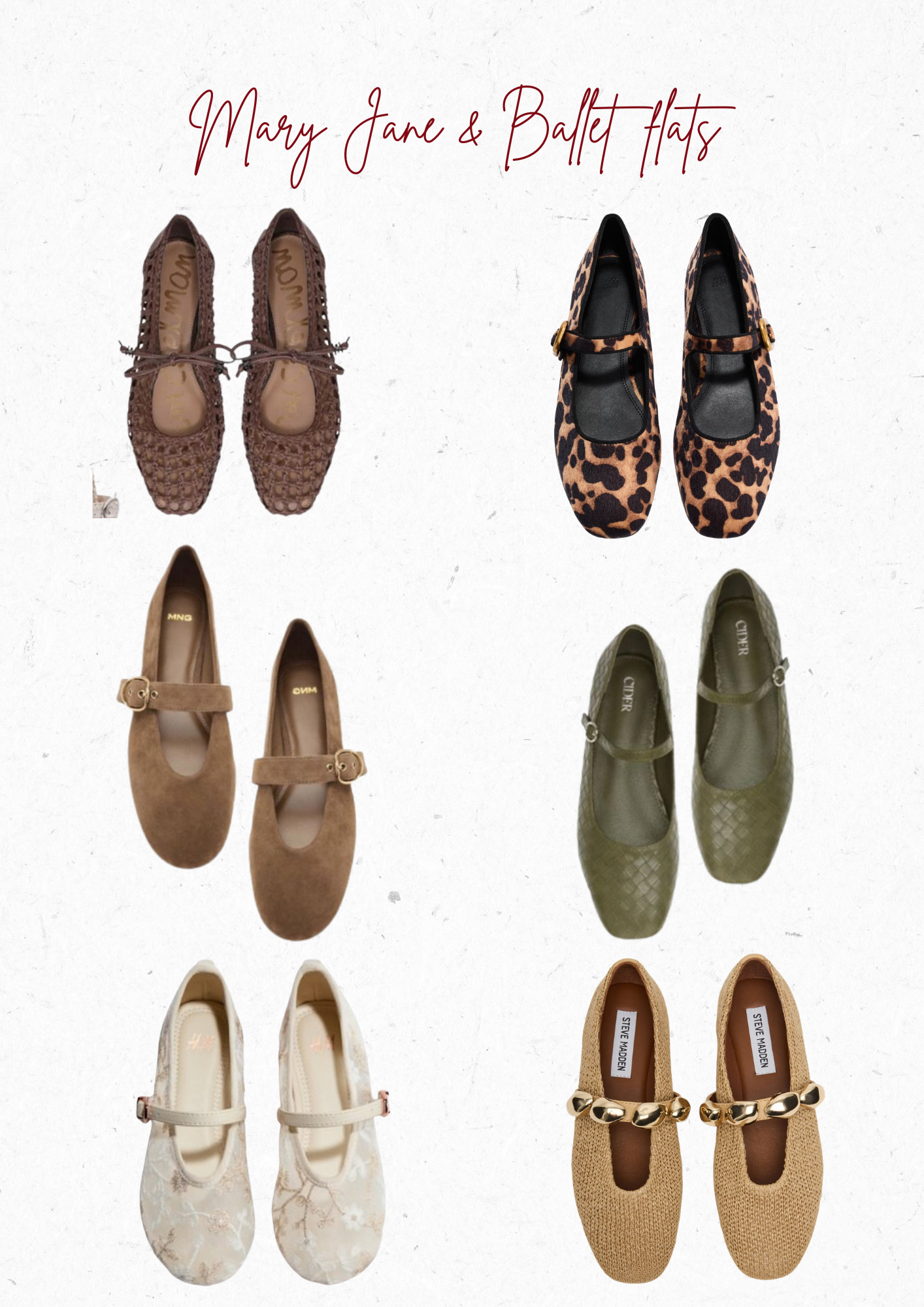 Loving these Mary Janes and ballet flats! So comfy and versatile for any occasion. 

 