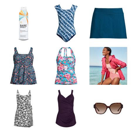 Full coverage swimwear for moms. Classy and beautiful bathing suites. Swim styles that are feminine + flattering. Shop the sale at Lands End - 70% off!

#LTKFind #LTKxNSale #LTKSeasonal