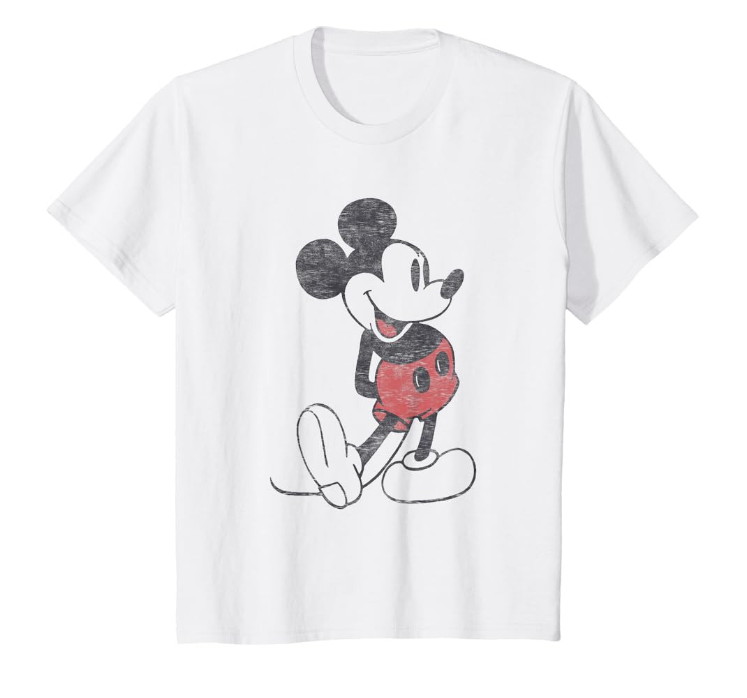 Kids Disney Mickey And Friends Classic Mickey Vintage Toddler T-Shirt | Amazon (US)