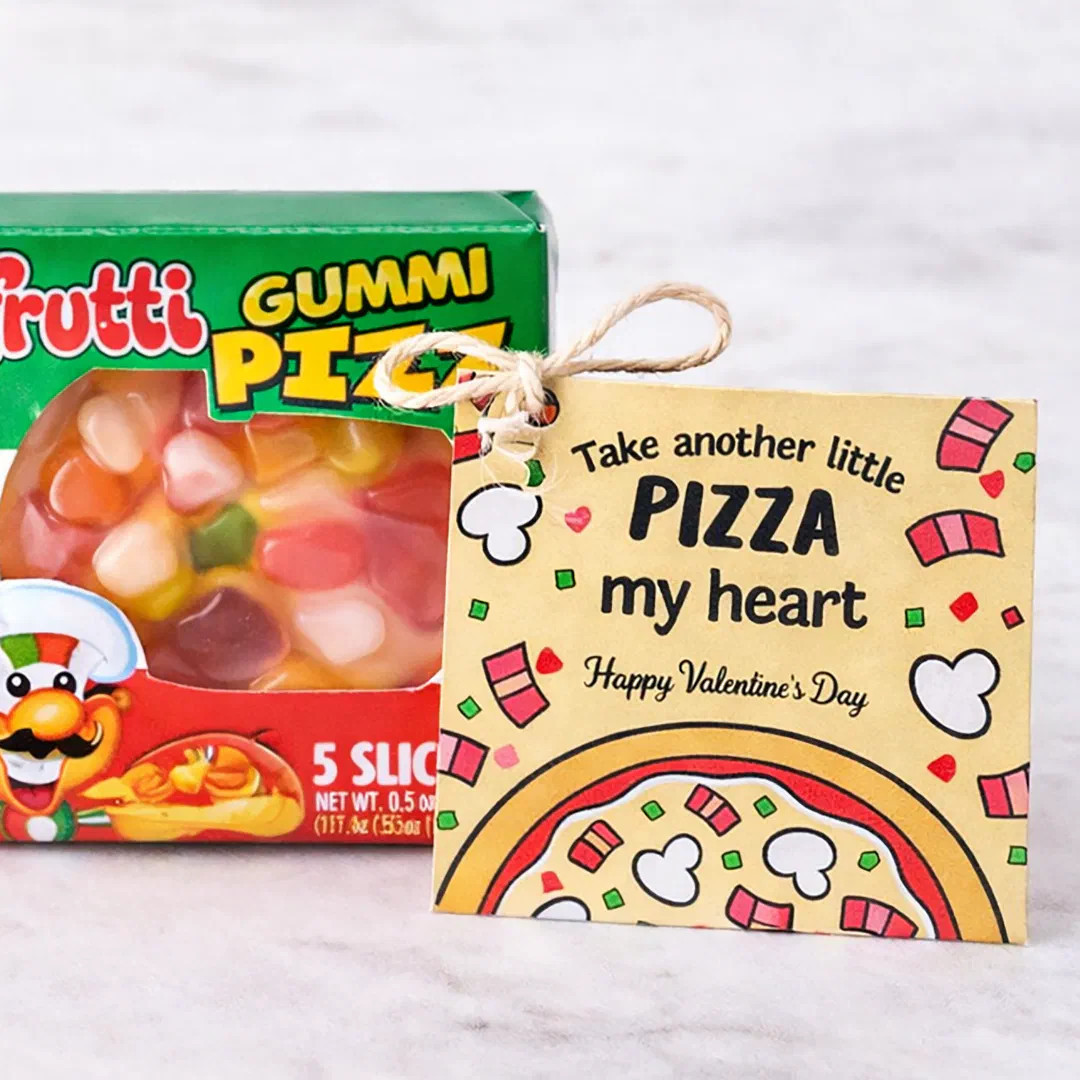 Take another little PIZZA my heart Valentine Favor Tags | Zazzle | Zazzle