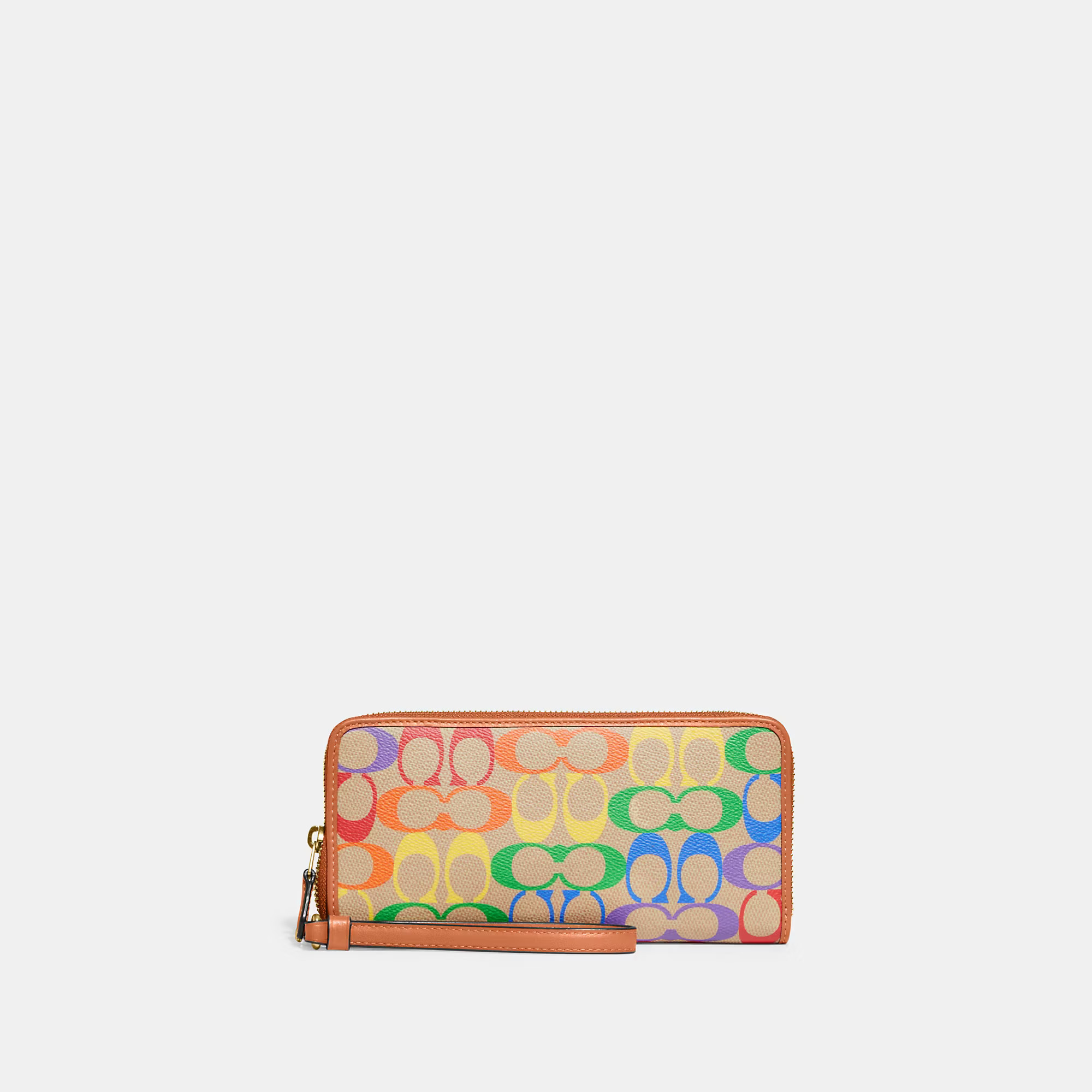 Continental Wallet In Rainbow Signature Canvas | Coach (US)