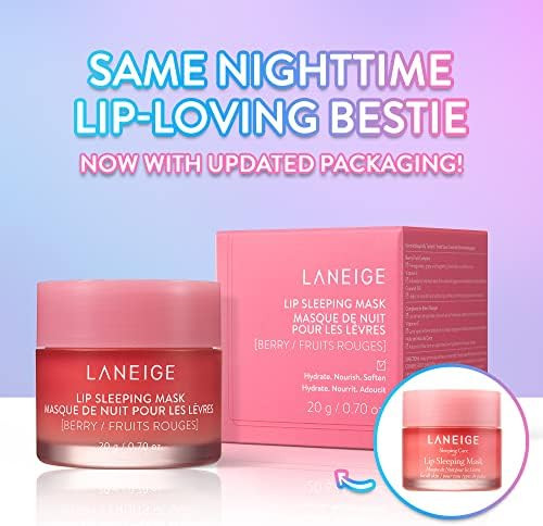 LANEIGE Lip Sleeping Mask: Nourish & Hydrate with Vitamin C, Antioxidants, 0.7 oz. | Amazon (US)