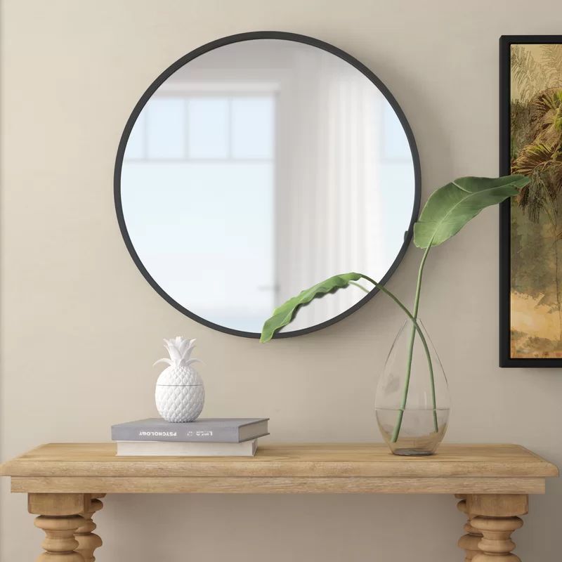 Valor 30" Round Wall Mirror | Wayfair Professional