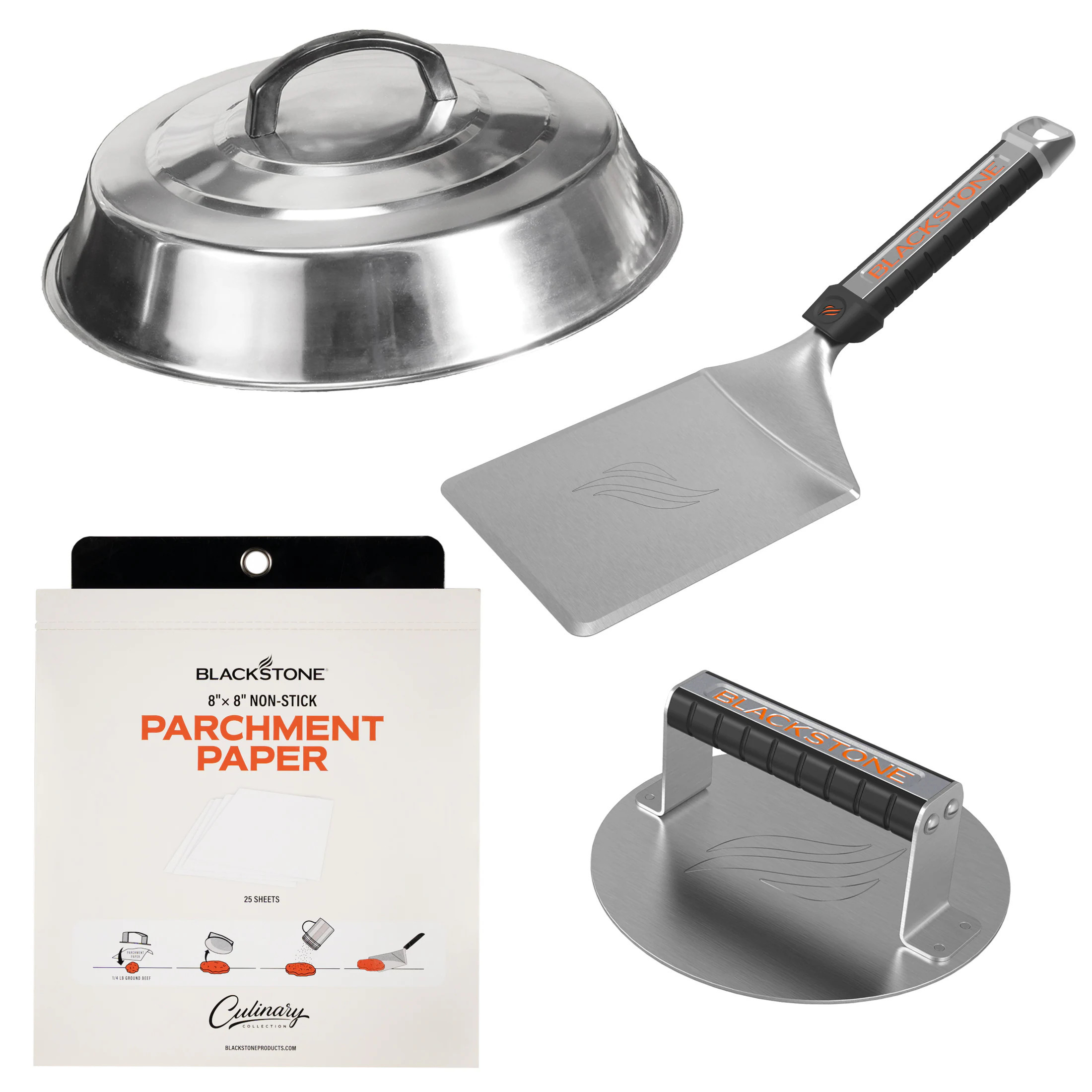 Blackstone Culinary 4 -Piece Stainless steel Hamburger tool set | 5326 | Lowe's