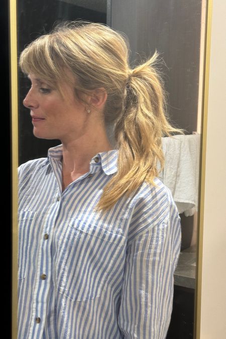 Easiest summer updo: thick hair elastics, bobby pins and Oribe texturizing spray. 

#Amazonfinds
#Hairaccessories 
#hair

#LTKStyleTip #LTKFitness