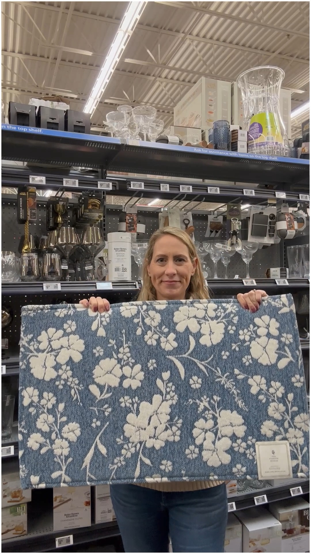 NEW at Walmart! Loving these Blue & White Anti Fatigue Foam Kitchen Mats! 

#LTKmomlife #LTKFindsUnder50 #LTKHome
