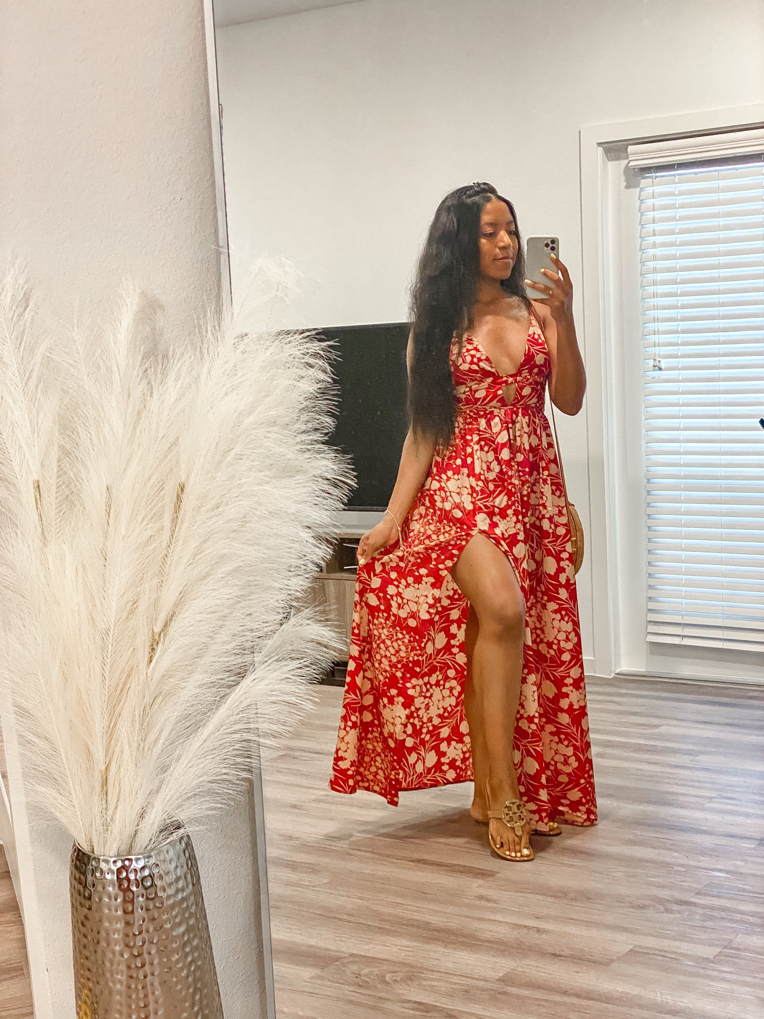 Obsessed with this beachy summer dress from Hello Molly. Perfect for a date night or vacation look! Kept it comfy with Tory Burch sandals for a cute downtown evening 

#LTKshoecrush #LTKunder100 #LTKstyletip