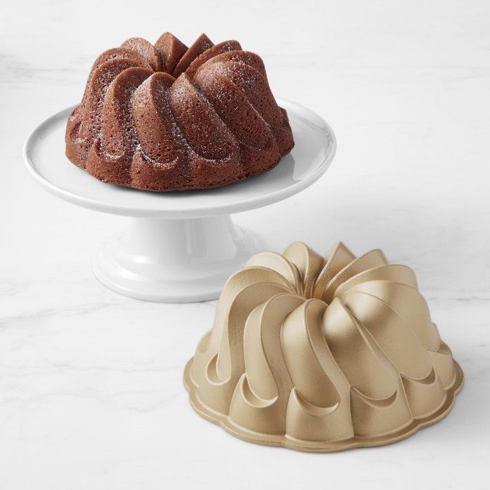 Nordic Ware Nonstick Cast Aluminum Pirouette Bundt Pan | Williams-Sonoma