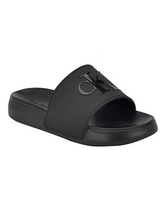 Men's Wiston Pool Slip-On Flat Slides | Macy's