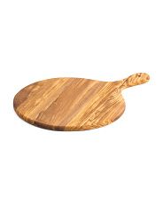 Made In Italy 15in Round Olivewood Cutting Board | TJ Maxx