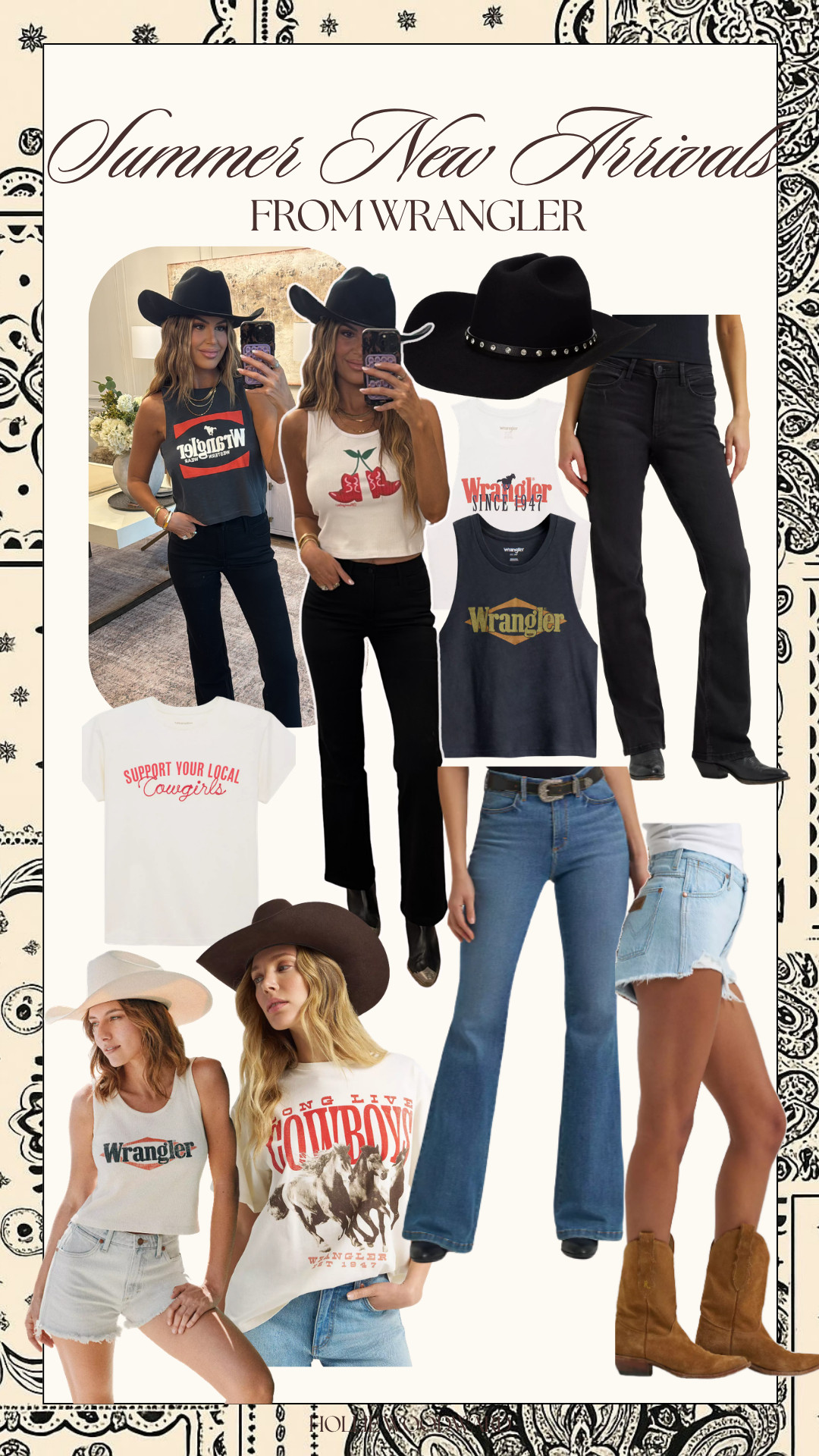 Summer New Arrivals from Wrangler! Wearing a size small in the tops. ❤️ 

 #LTKgrwm #LTKootd #LTKSeasonal