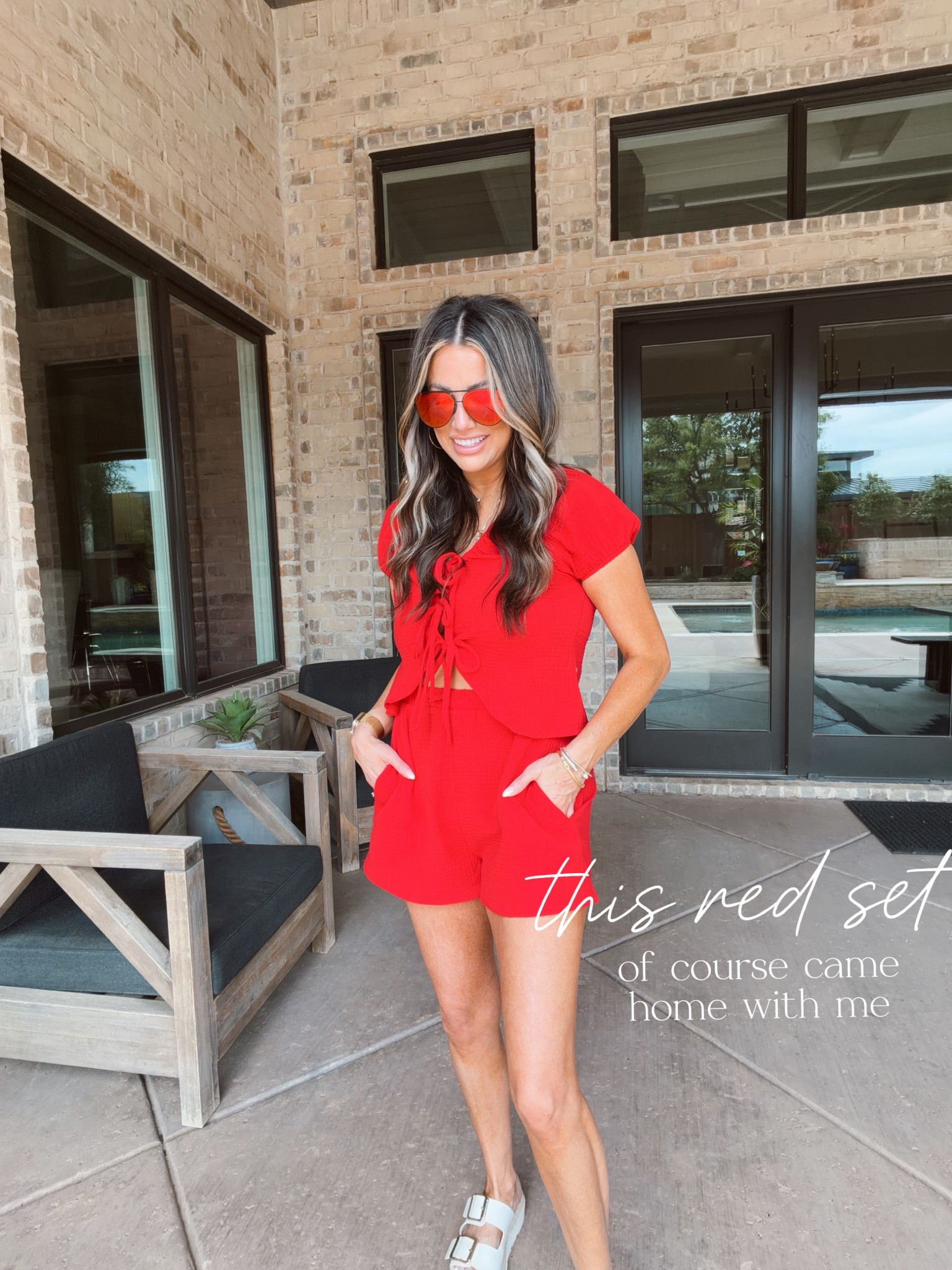 This red that just screamed summer get 25% off with code Cristina

#LTKSeasonal #LTKgrwm #LTKootd