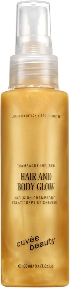 CUVÉE BEAUTY Cuvee Hair and Body Glow - 3 fl oz - Hydrates Hair & Skin with Light Shimmer, Tames... | Amazon (US)