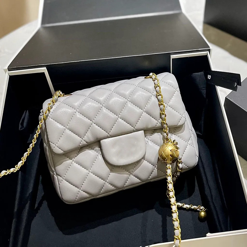 Caviar Lambskin leboy Original Quality Women Shoulder Bags Purses Quilted Double Flap Medium Size... | DHGate