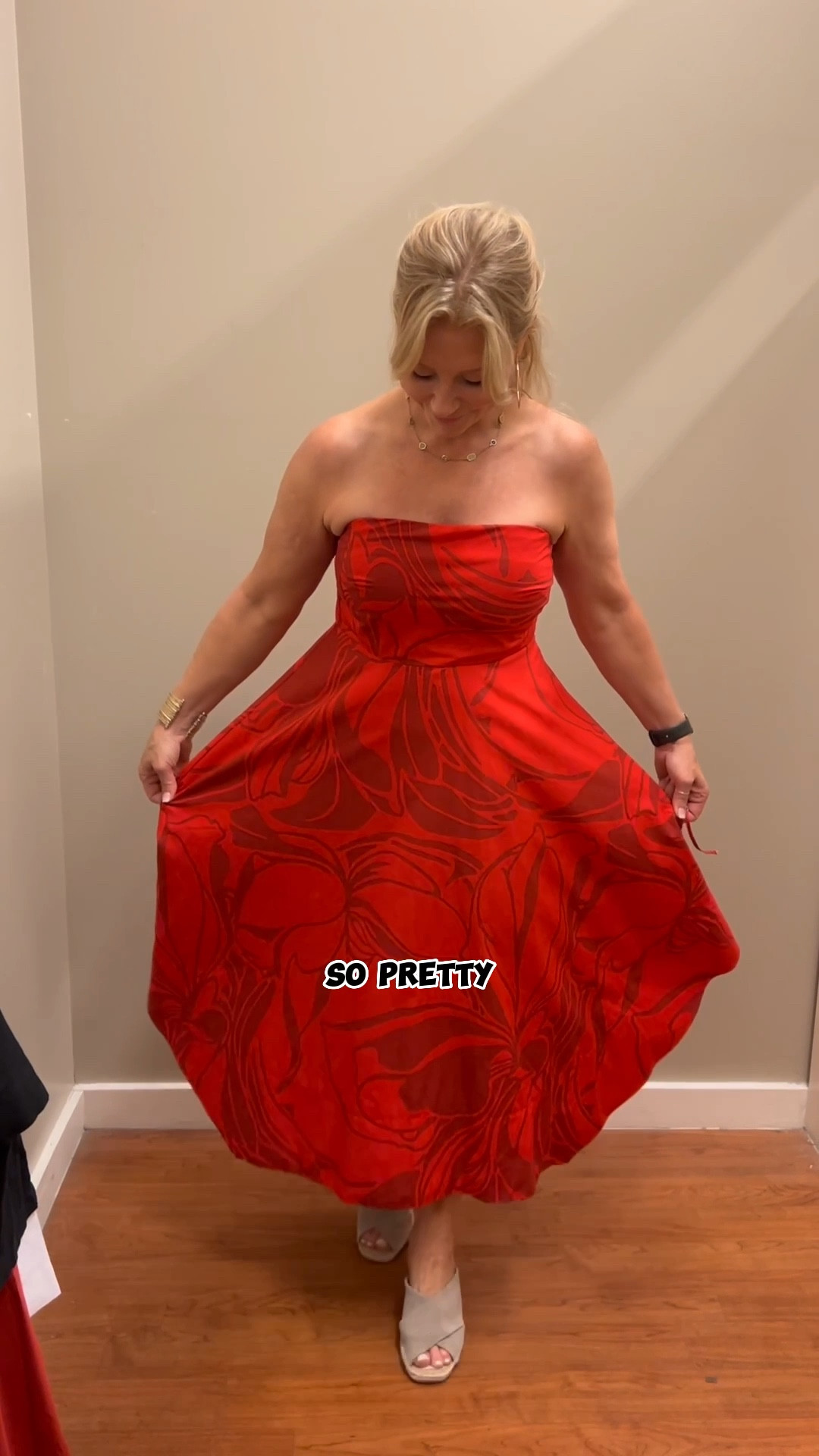 Wedding guest dress ideas! 
I would wear this dress on a date night as well. It feels secure without the straps. #weddingguest #datenight #straplessdress 

#LTKsalealert #LTKFind #LTKcurves