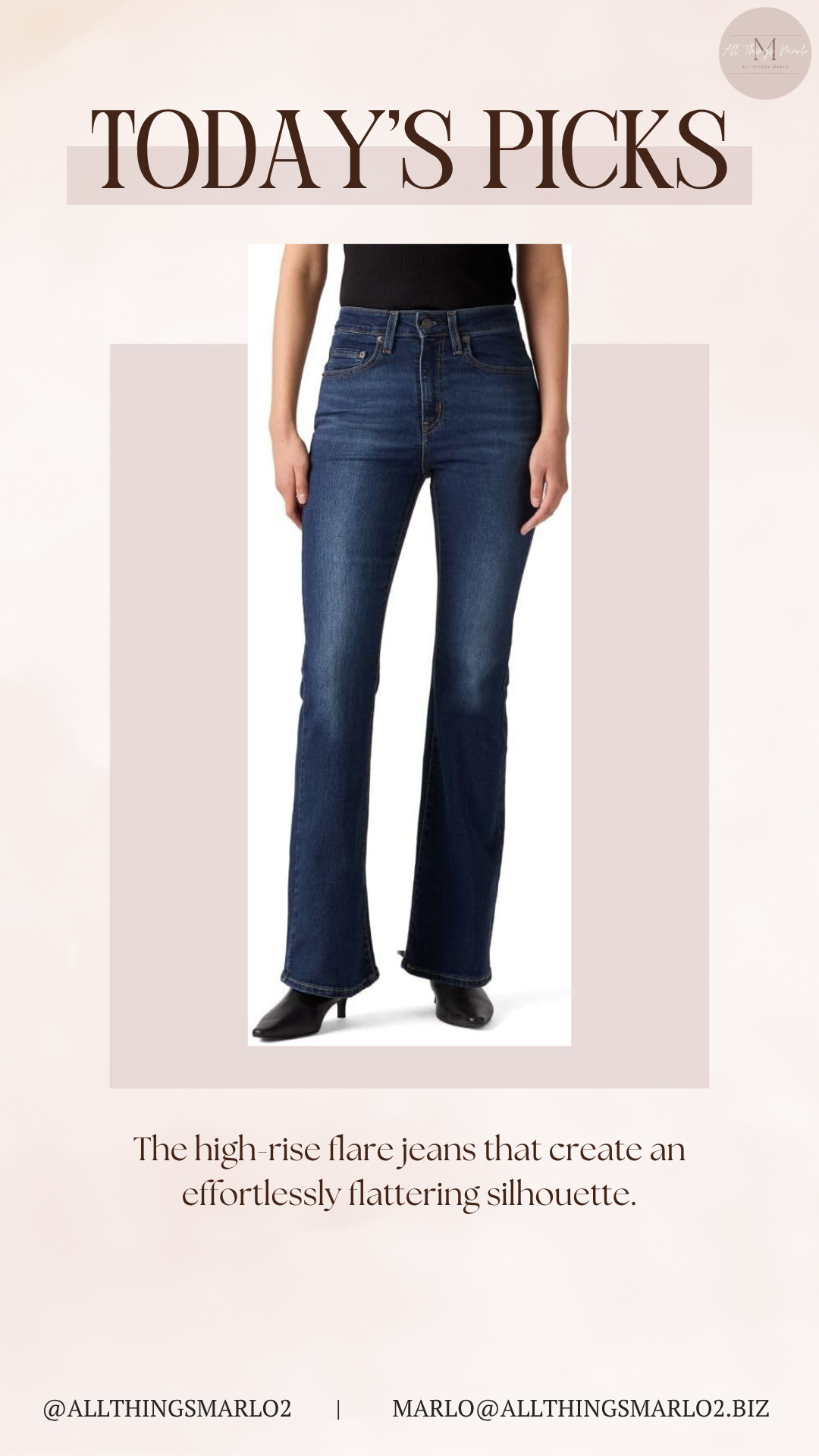 The high-rise flare jeans that create an effortlessly flattering silhouette. 

 #LTKSeasonal #LTKWorkwear #LTKTravel