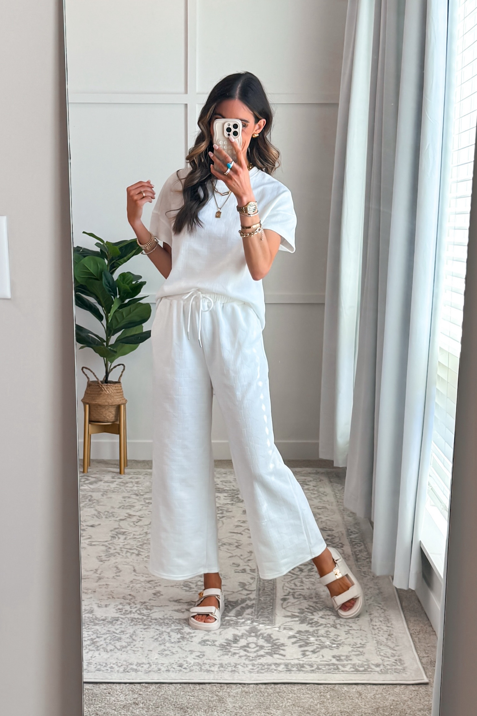 This two piece set is perfect for travel! Wear it with a third layering piece or mix and match it with joggers. 

Fits true to size, I’m wearing a small. 

#LTKsalealert #LTKfindsunder50 #LTKstyletip