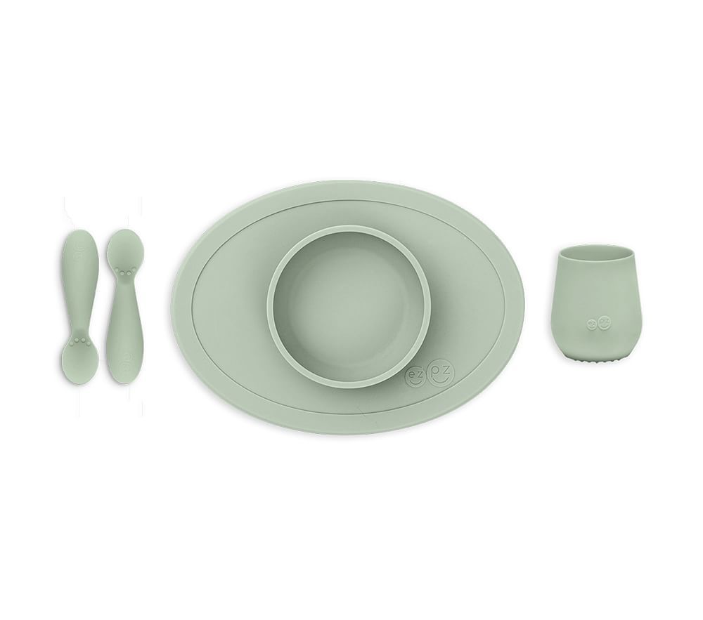 EZPZ First Foods Set, Sage | Pottery Barn Kids