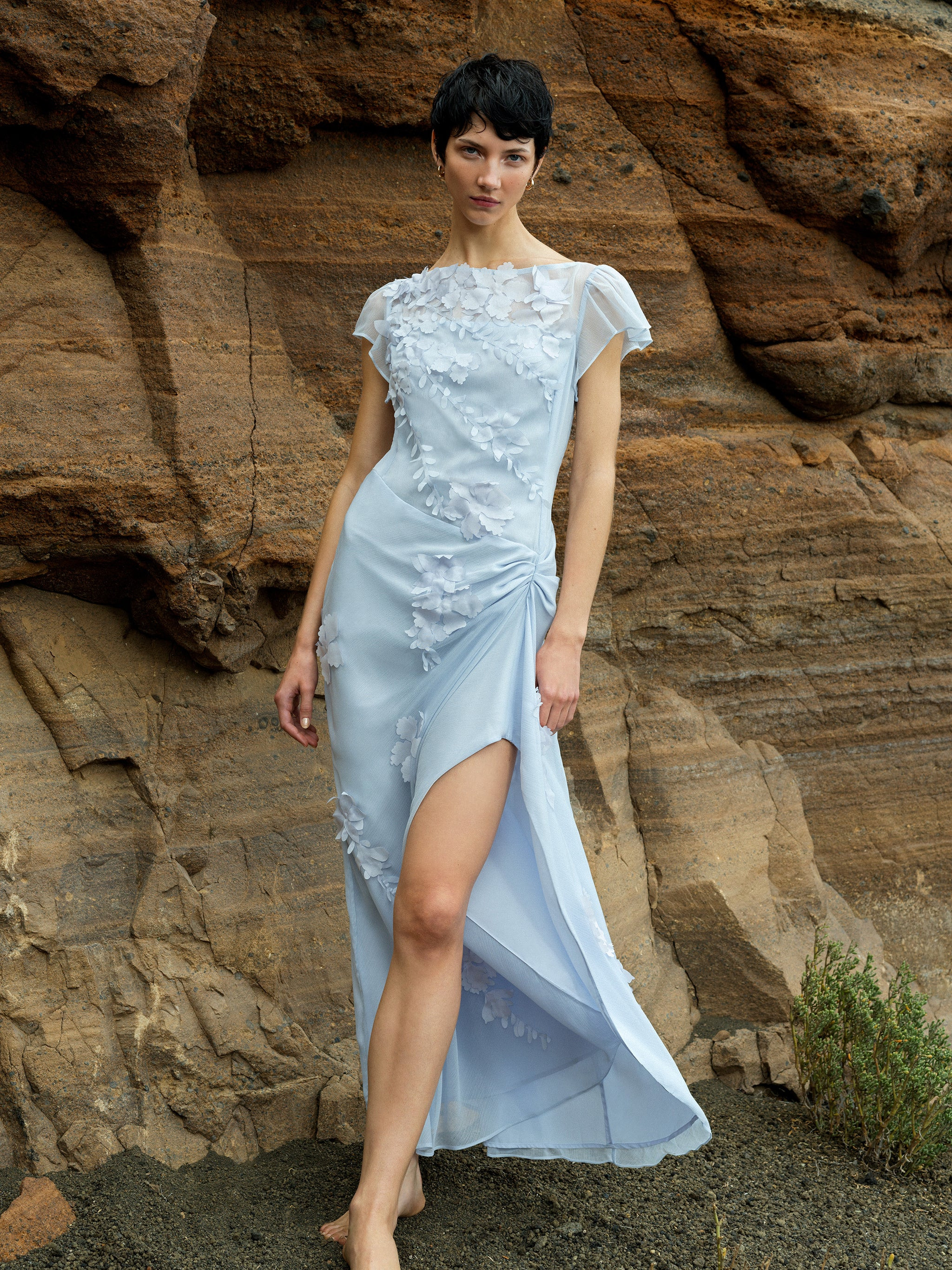 Ariana Chiffon Georgette Maxi Dress | French Connection (UK)